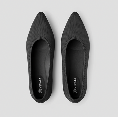 Comfortable Spring/Summer Ballerinas – Mila-Black-4.5-The Livary