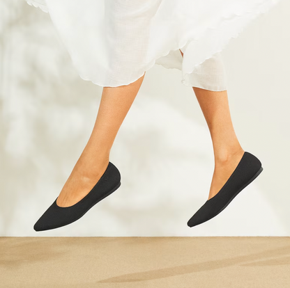 Comfortable Spring/Summer Ballerinas – Mila-Black-4.5-The Livary