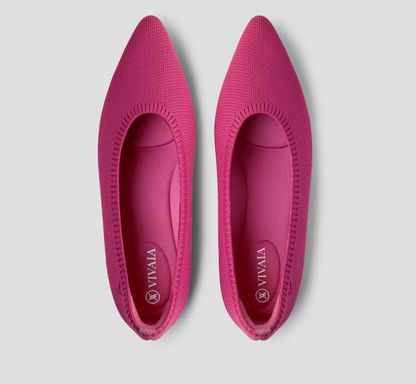 Comfortable Spring/Summer Ballerinas – Mila-Pink-4.5-The Livary