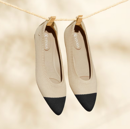 Comfortable Spring/Summer Ballerinas – Mila-Black-4.5-The Livary