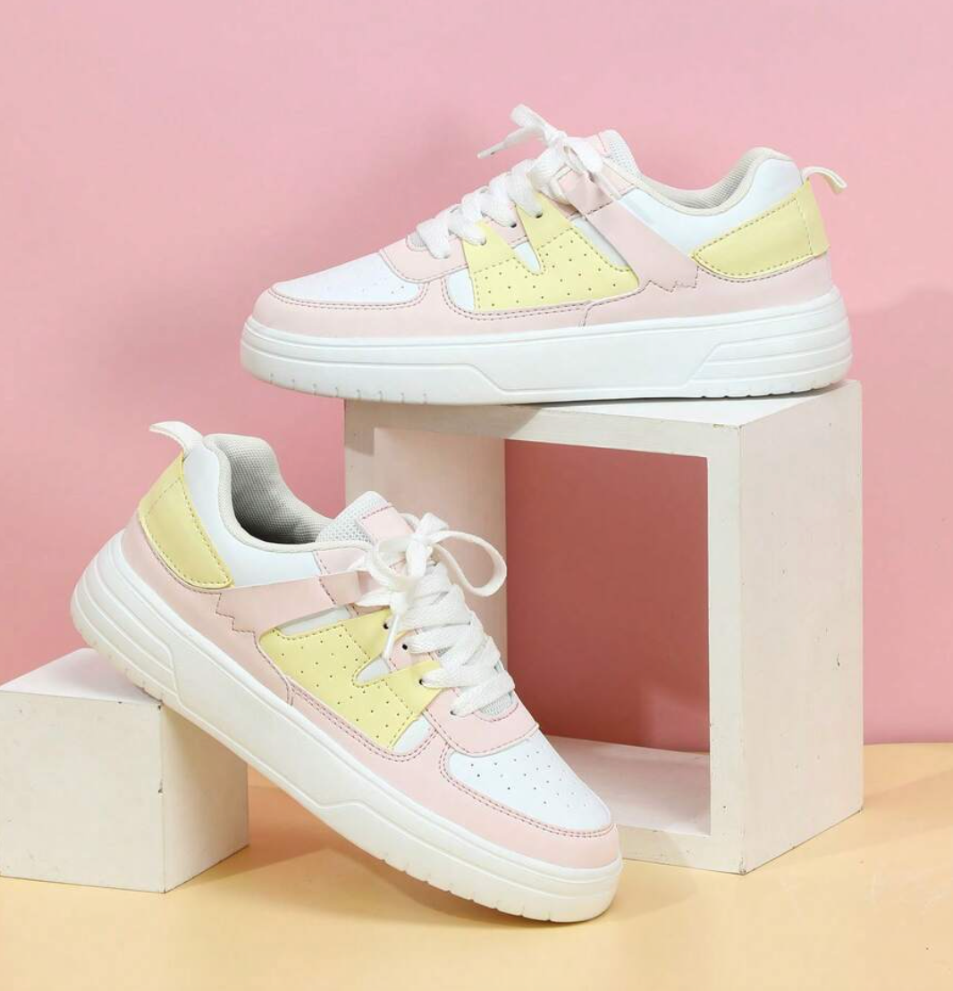 Fashionable Women's Sneakers - Naya-Rainbow 2-2.5-The Livary