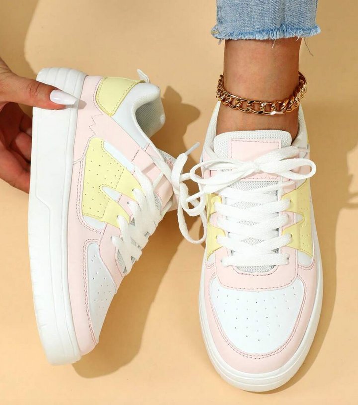 Fashionable Women's Sneakers - Naya-Rainbow 2-2.5-The Livary