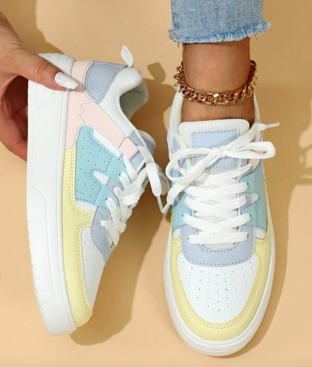 Fashionable Women's Sneakers - Naya-Rainbow-2.5-The Livary