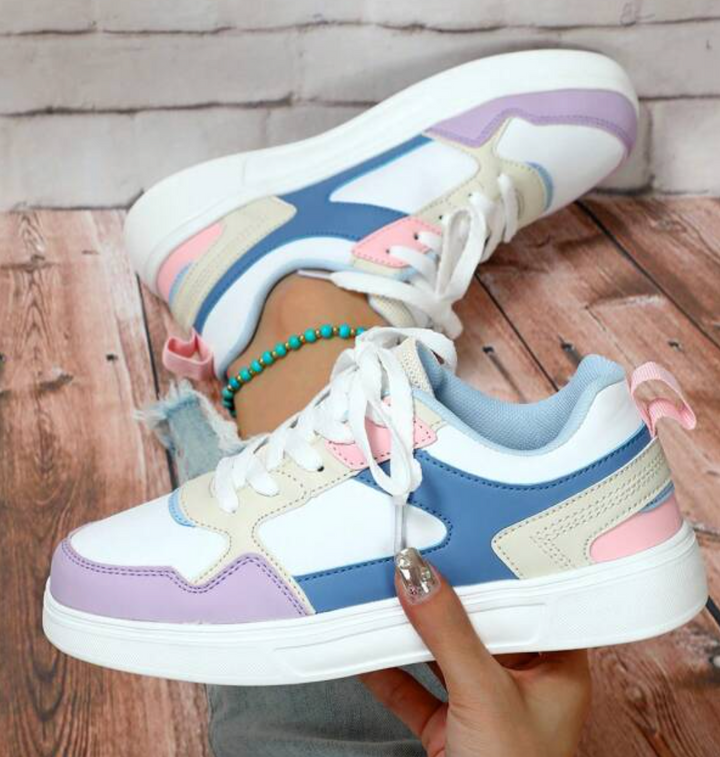 Fashionable Women's Sneakers - Naya-Rainbow 2-2.5-The Livary
