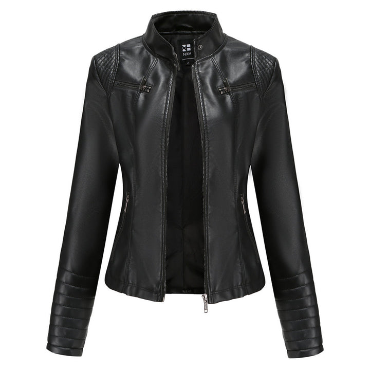 Cool Leather Women's Jacket – Elin-Black-XS-The Livary