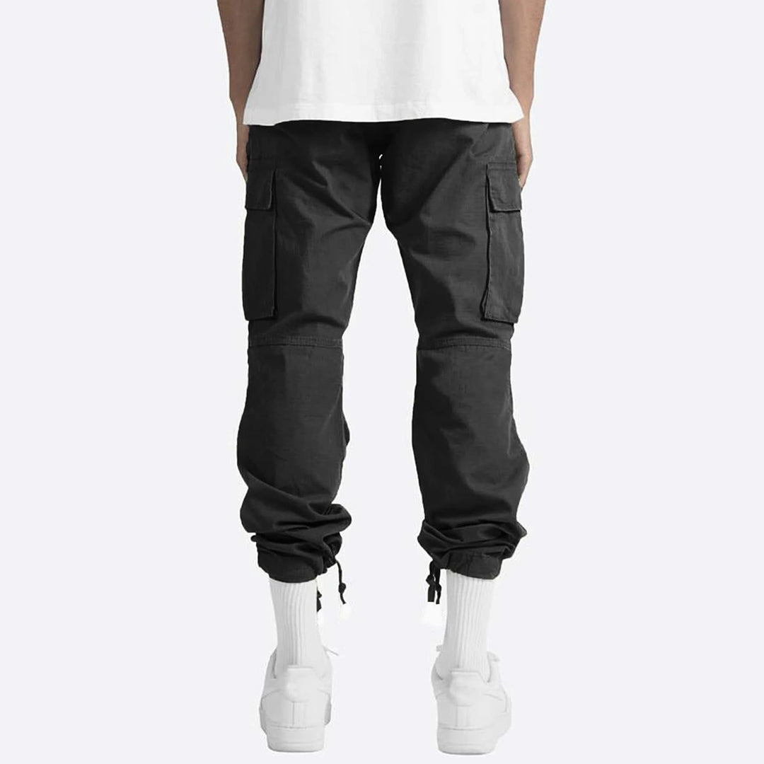 Howard - Casual Cargo Trousers for Men-Grey-S-The Livary
