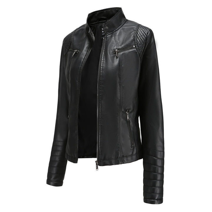 Cool Leather Women's Jacket – Elin-Black-XS-The Livary