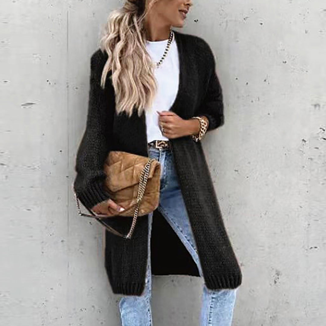 Classic Ladies Cardigan - Camile-Black-S-The Livary