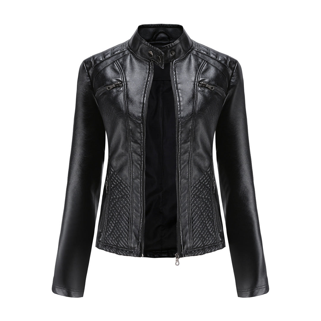 Cool Leather Ladies Jacket - Nova-Brown-XS-The Livary