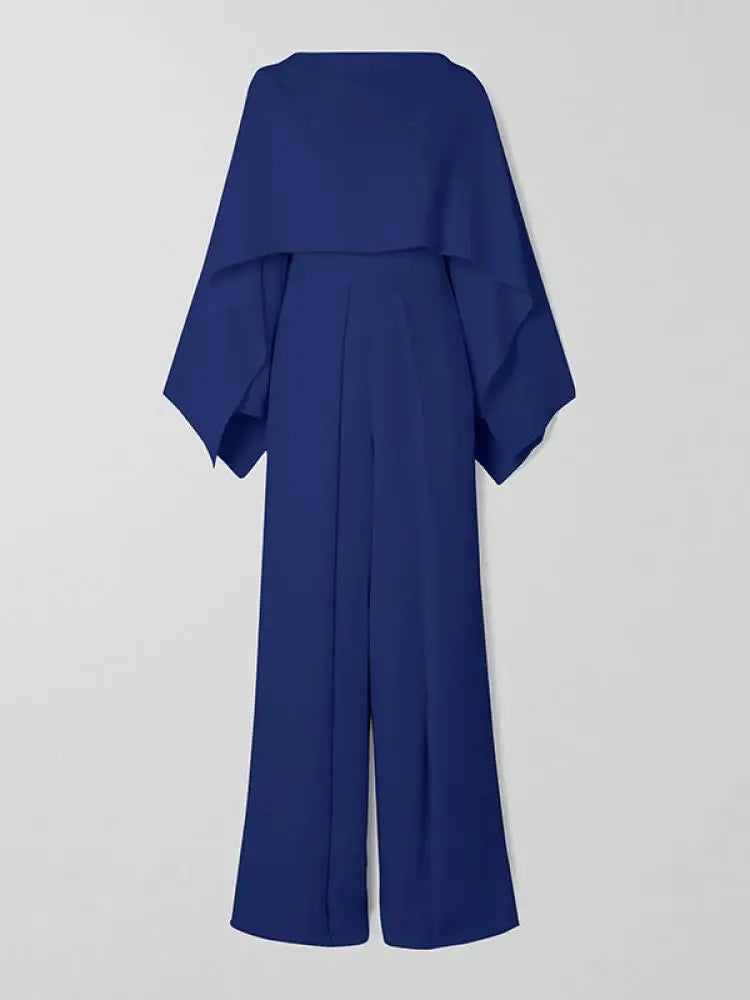 Smooth Jumpsuit with Beautiful Pleats - Lara-Beige-S-The Livary