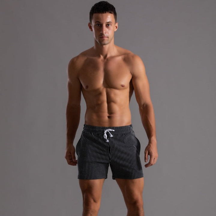 Quick-drying & Stylish Men's Swim Shorts made from Ripstop Polyester – Niko-Green-XS-The Livary