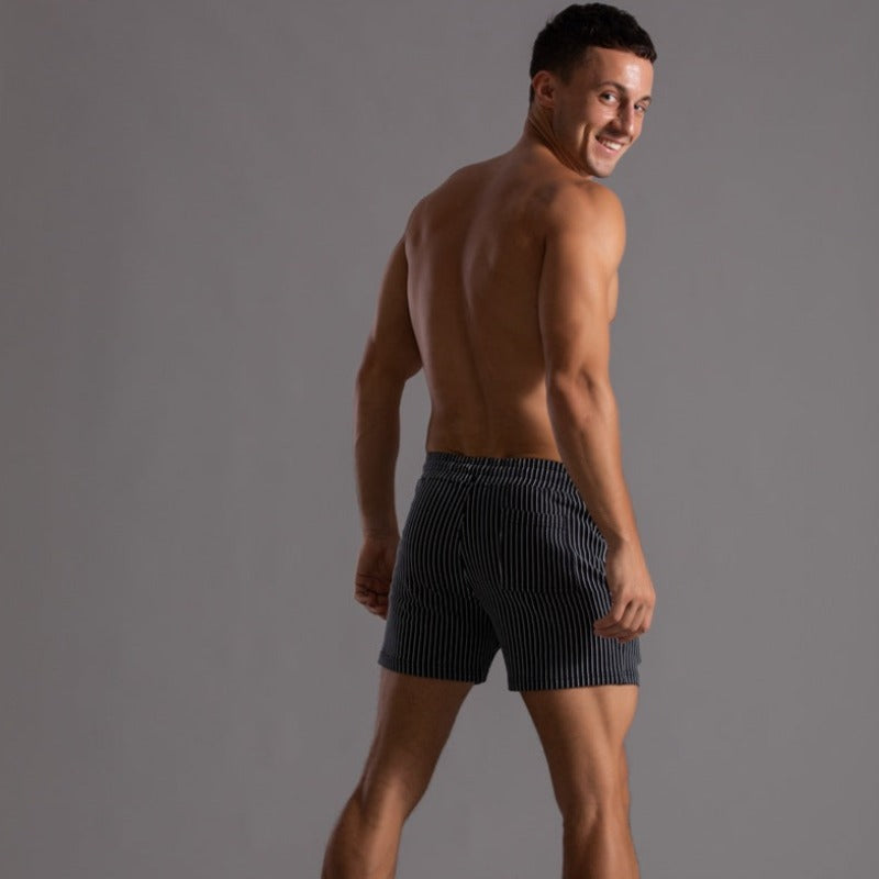 Quick-drying & Stylish Men's Swim Shorts made from Ripstop Polyester – Niko-Green-XS-The Livary
