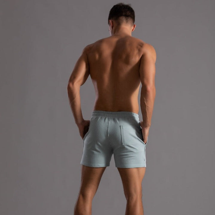Quick-drying & Stylish Men's Swim Shorts made from Ripstop Polyester – Niko-Green-XS-The Livary