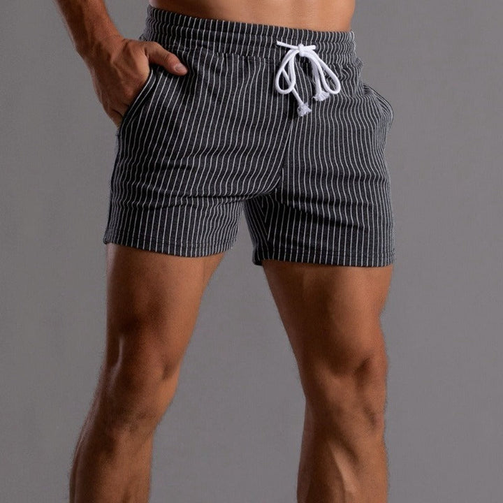 Quick-drying & Stylish Men's Swim Shorts made from Ripstop Polyester – Niko-Grey-XS-The Livary