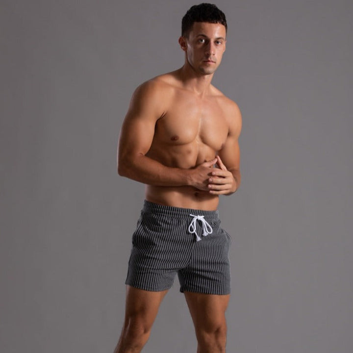 Quick-drying & Stylish Men's Swim Shorts made from Ripstop Polyester – Niko-Green-XS-The Livary