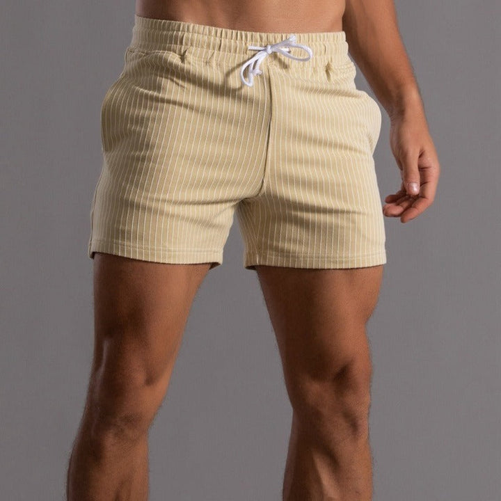Quick-drying & Stylish Men's Swim Shorts made from Ripstop Polyester – Niko-Yellow-XS-The Livary
