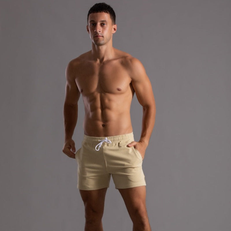 Quick-drying & Stylish Men's Swim Shorts made from Ripstop Polyester – Niko-Green-XS-The Livary