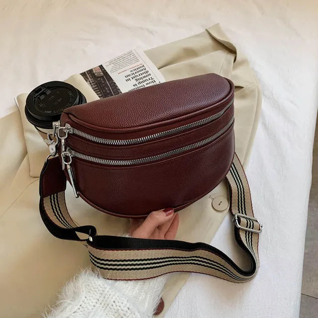 Stylish Handbag - Isla-Bordeaux red-9.84x7.87x3.74 inches-The Livary
