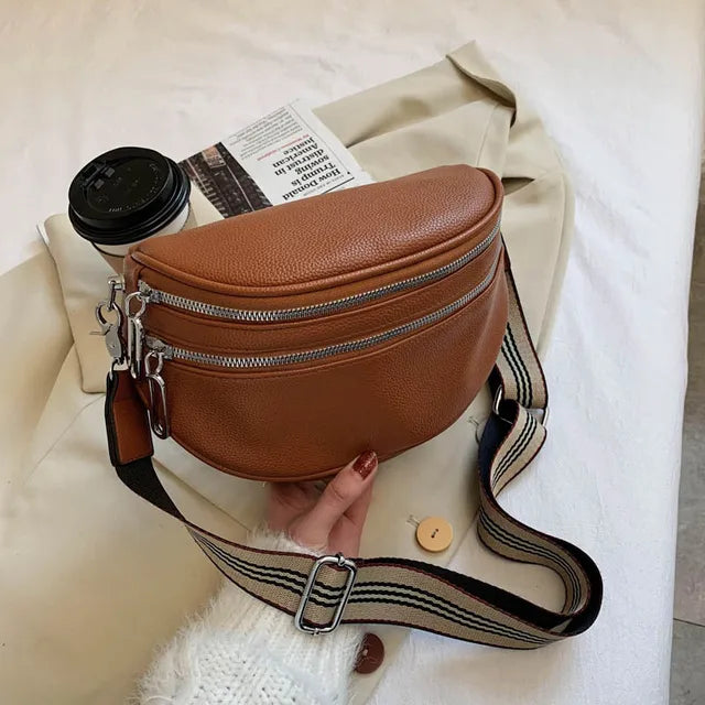 Stylish Handbag - Isla-Brown-9.84x7.87x3.74 inches-The Livary