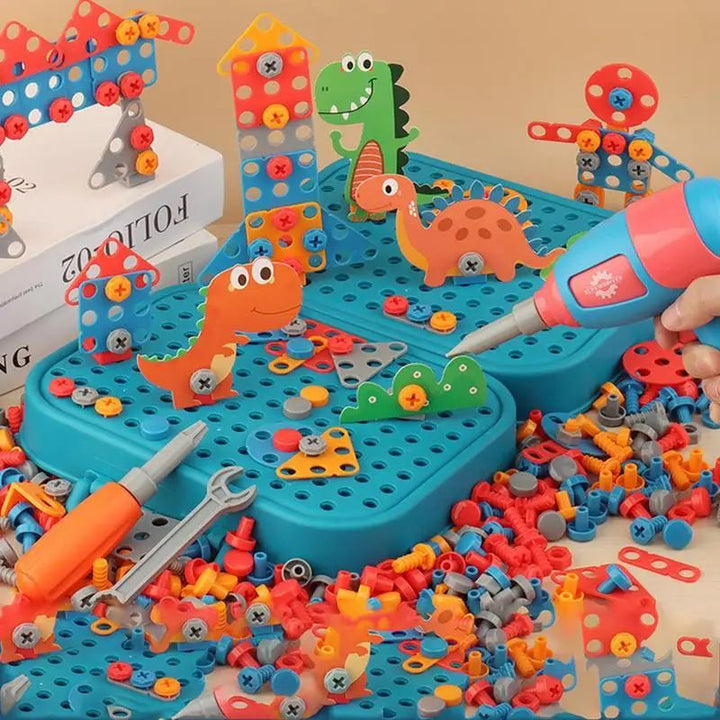 Portable Construction Box for Children - BuildiBox-The Livary