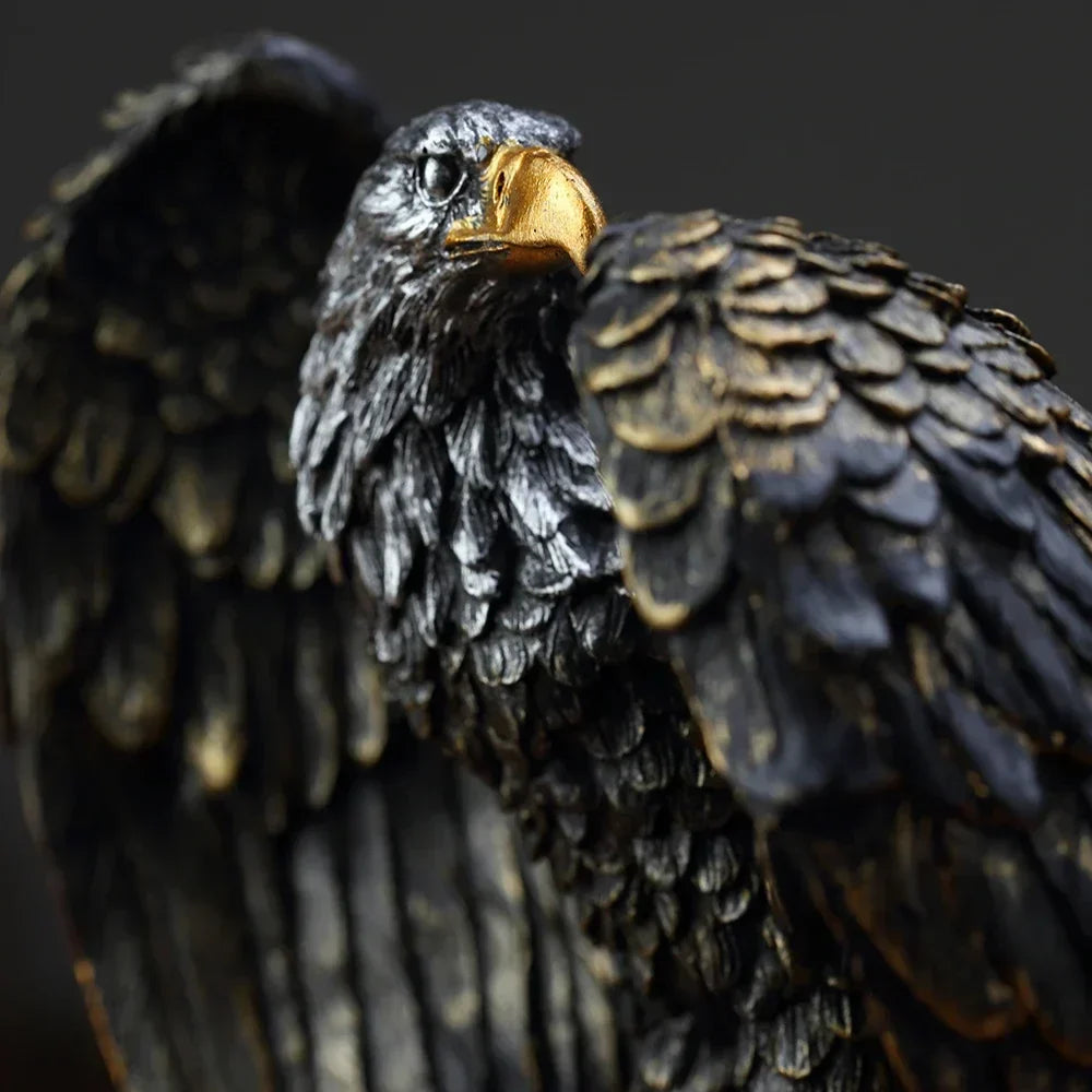 Decorative Bronze Eagle Statue - Aquila-Eagle-The Livary