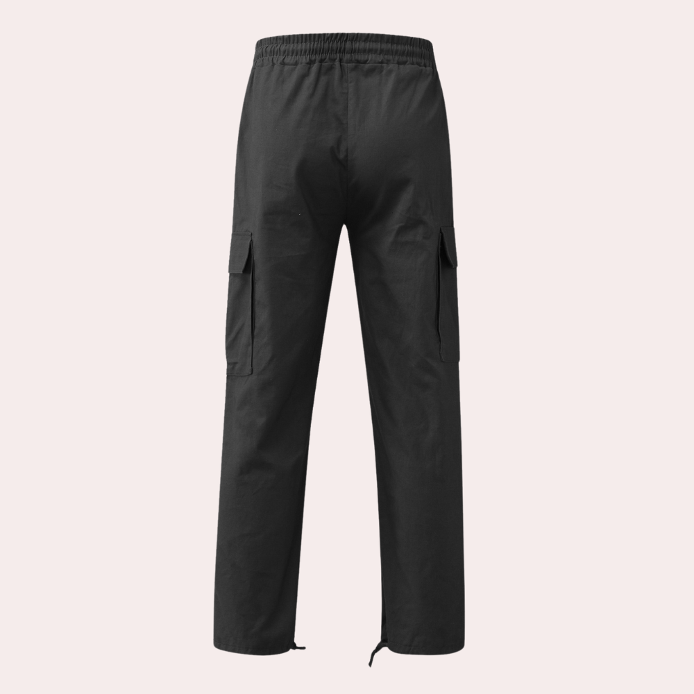 Howard - Casual Cargo Trousers for Men-Grey-S-The Livary