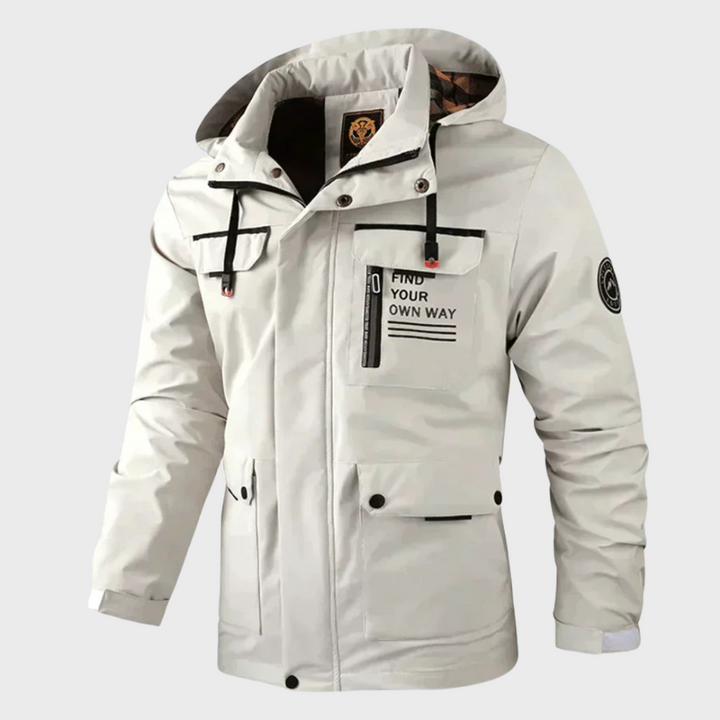 Warm Leisure Jacket for Men - Nicolas-White-S-The Livary