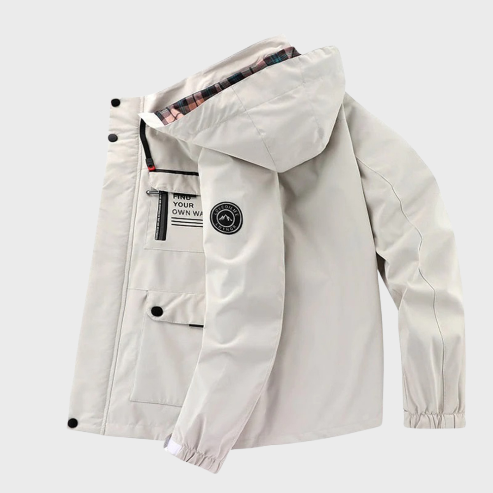 Warm Leisure Jacket for Men - Nicolas-White-S-The Livary