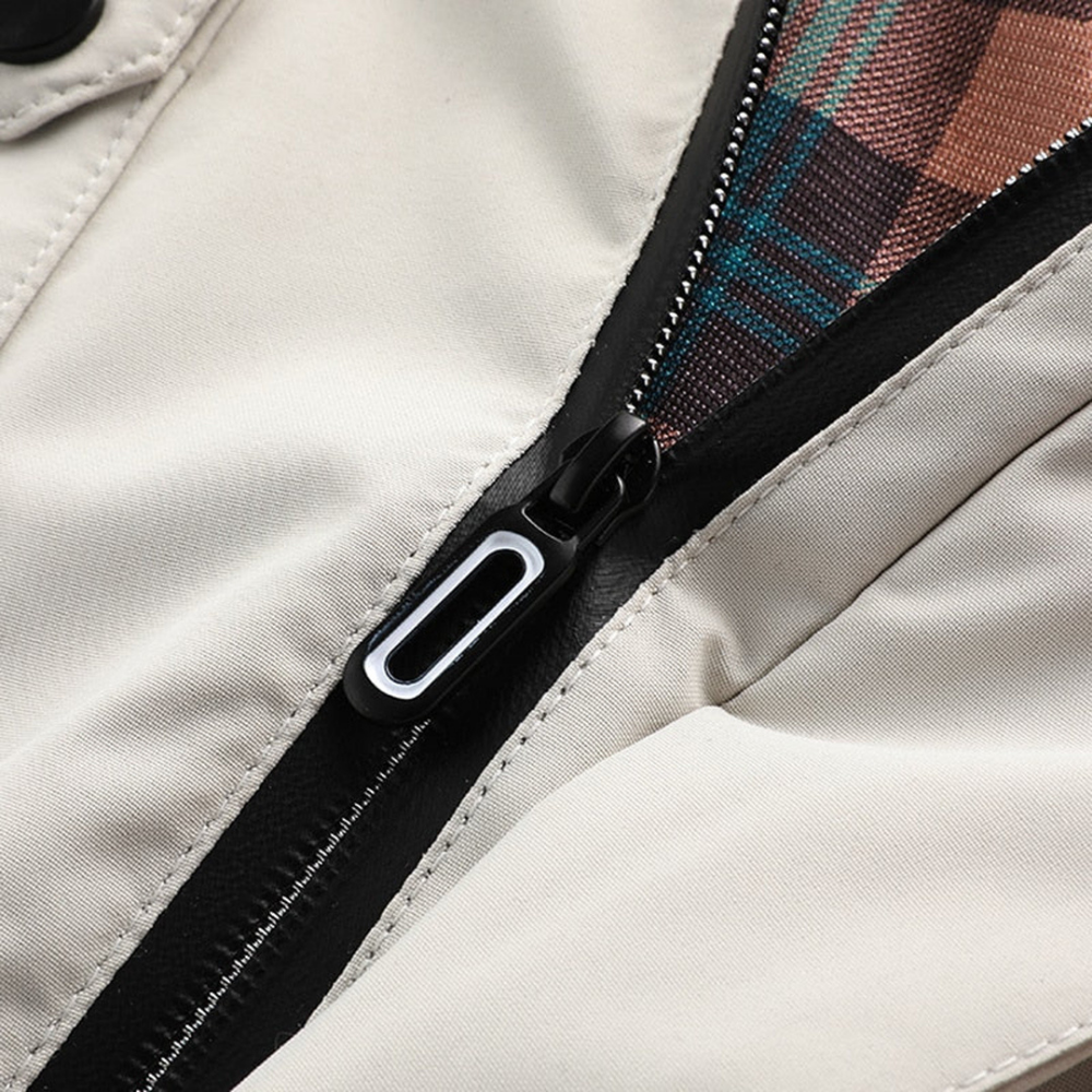 Warm Leisure Jacket for Men - Nicolas-White-S-The Livary
