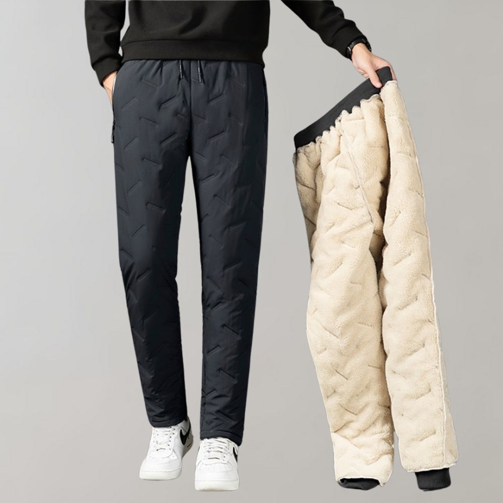 Comfortable Winter Trousers for Men - Logan-Grey-M-The Livary
