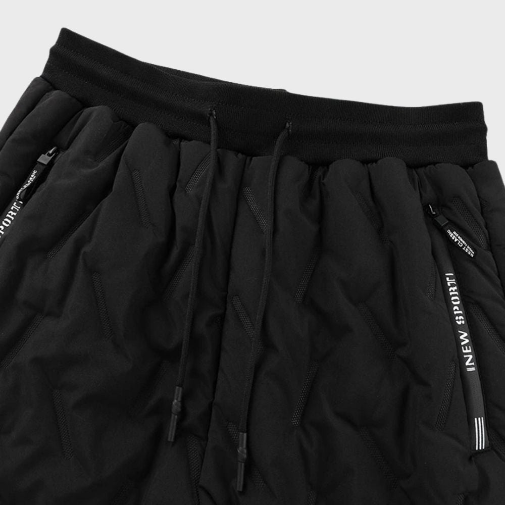 Comfortable Winter Trousers for Men - Logan-Black-M-The Livary