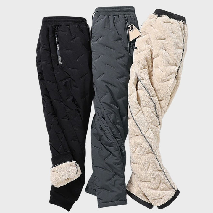 Comfortable Winter Trousers for Men - Logan-Black-M-The Livary