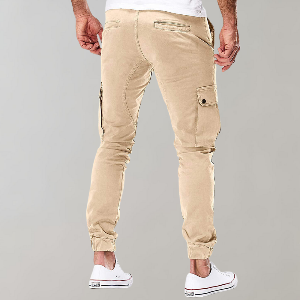 Cargo Trousers for Men – Mason-Khaki-S-The Livary