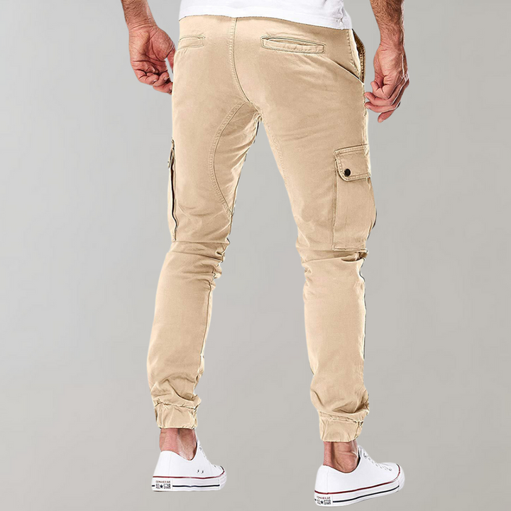 Cargo Trousers for Men – Mason-Khaki-S-The Livary