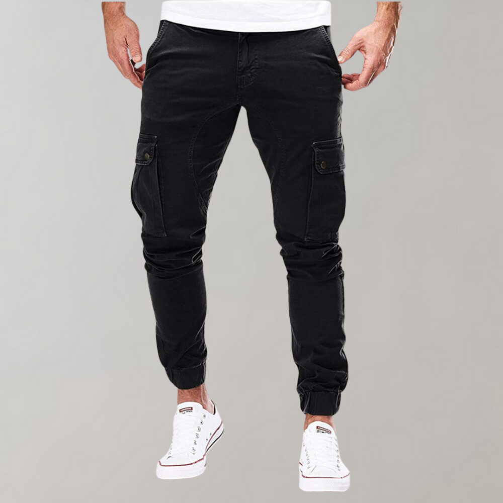 Cargo Trousers for Men – Mason-Black-S-The Livary