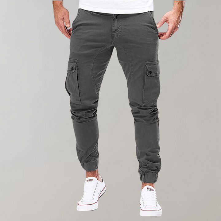 Cargo Trousers for Men – Mason-Dark grey-S-The Livary