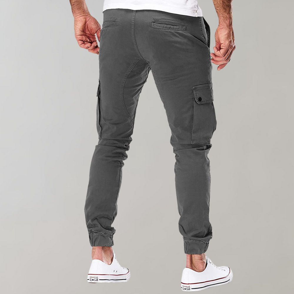 Cargo Trousers for Men – Mason-Khaki-S-The Livary