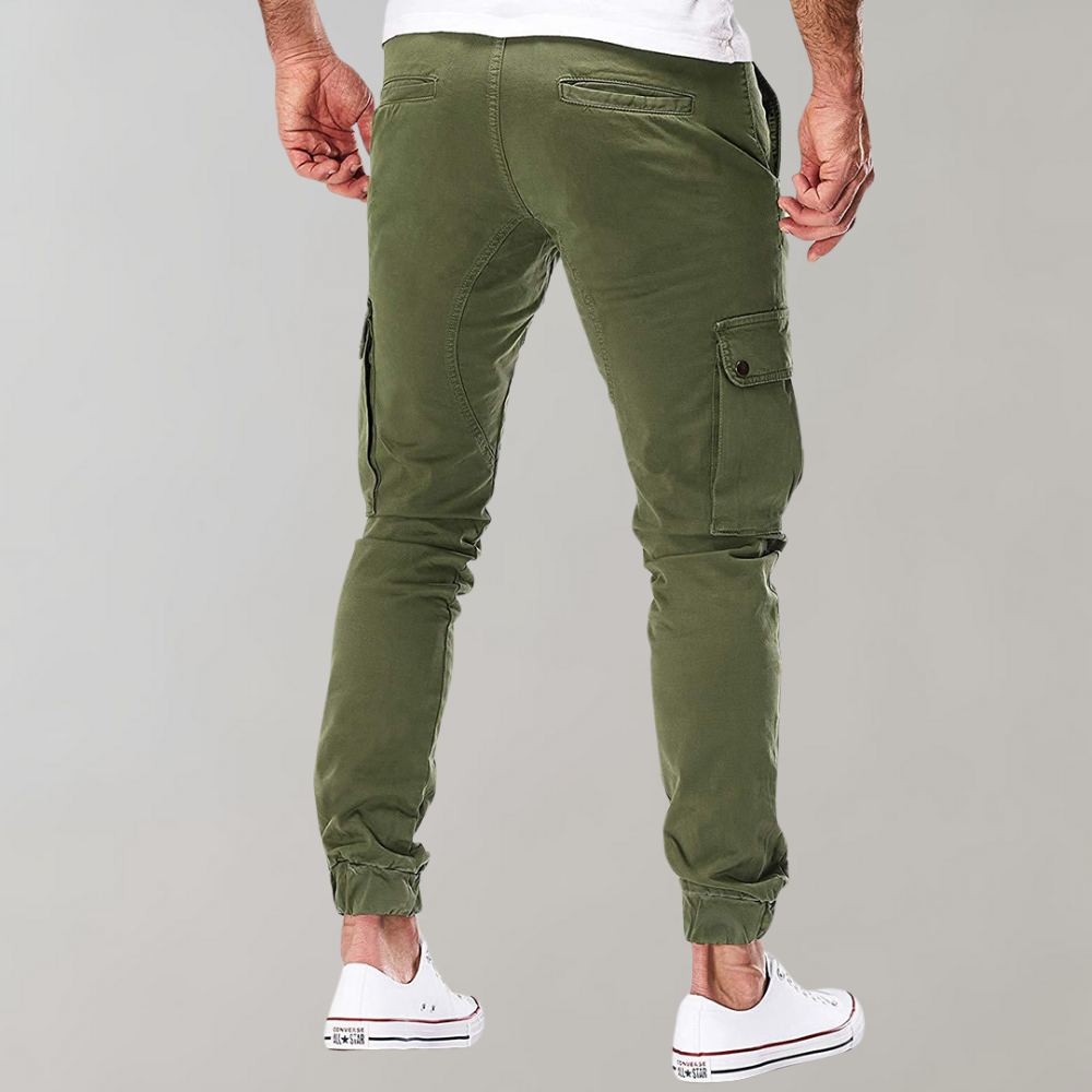 Cargo Trousers for Men – Mason-Khaki-S-The Livary