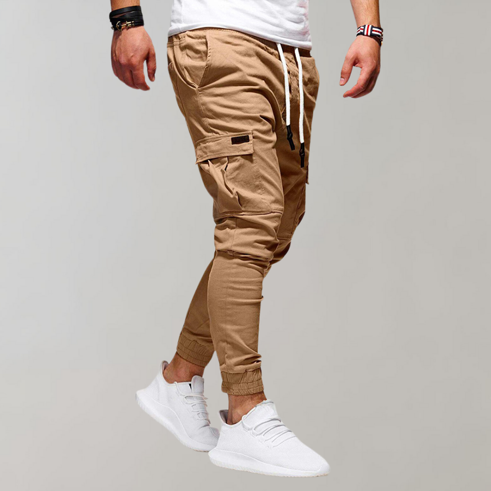 Cargo Trousers for Men – Mason-Khaki-S-The Livary
