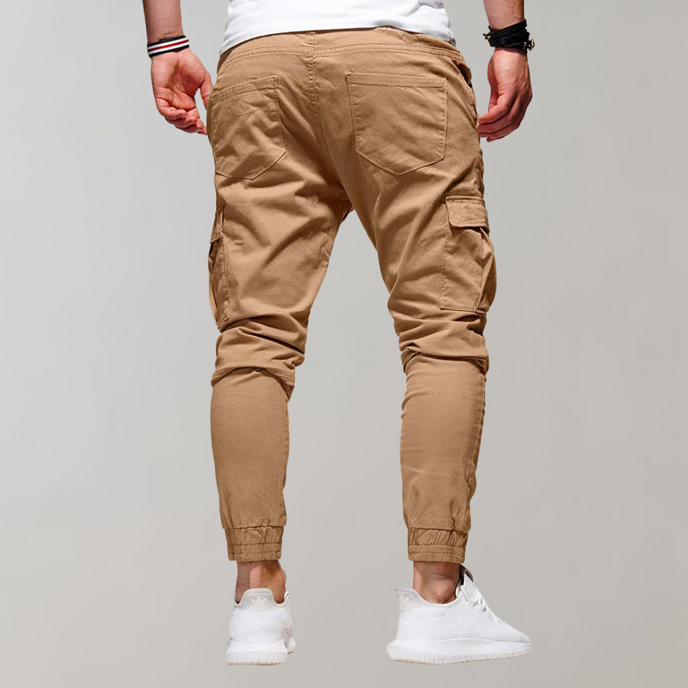 Cargo Trousers for Men – Mason-Khaki-S-The Livary