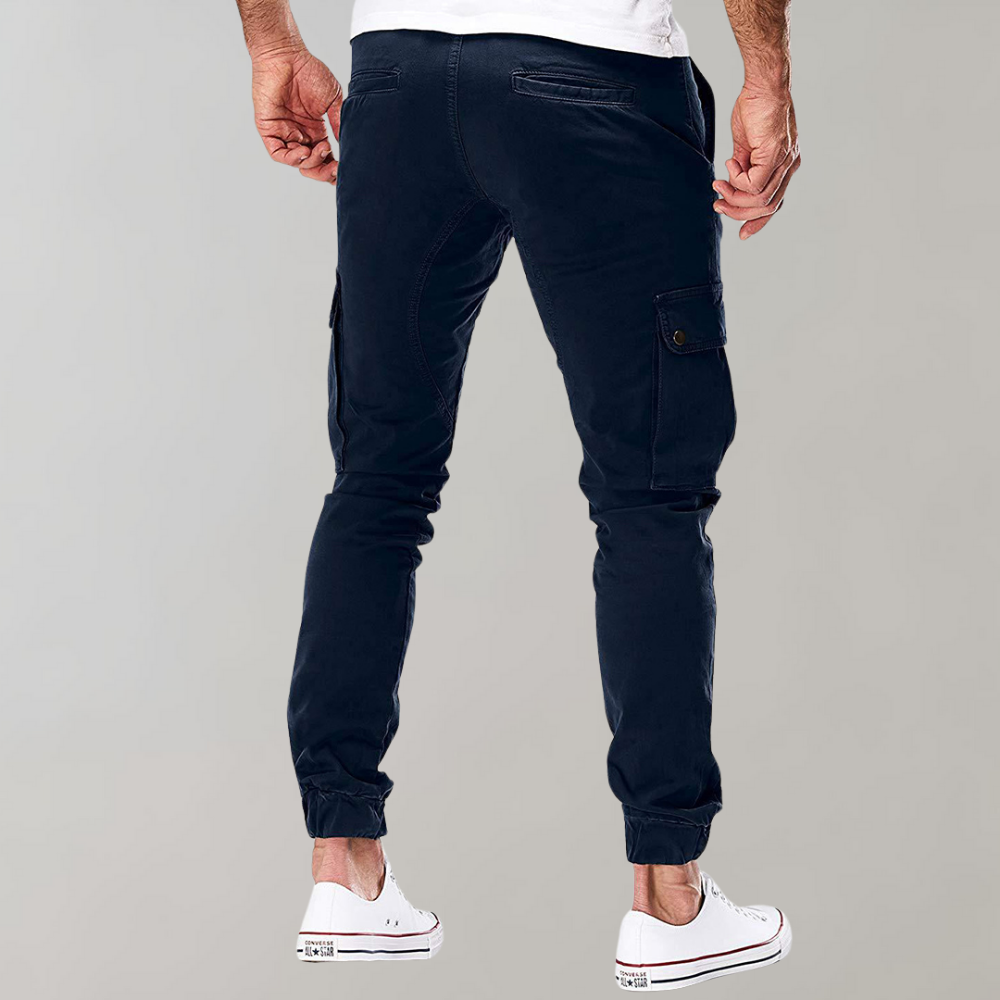 Cargo Trousers for Men – Mason-Khaki-S-The Livary