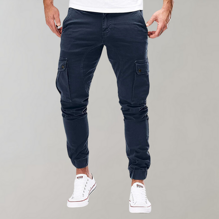 Cargo Trousers for Men – Mason-Dark blue-S-The Livary