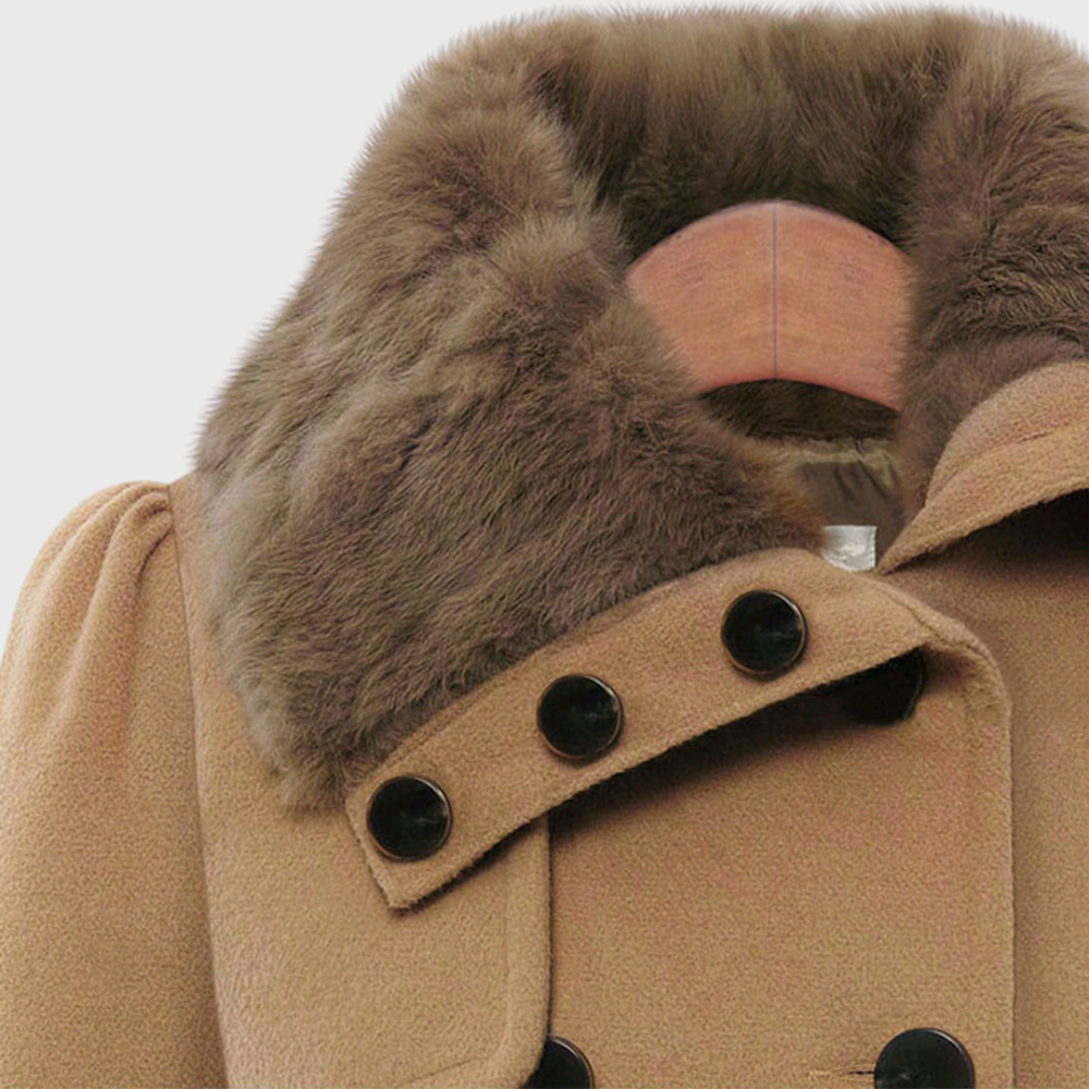 Trendy Ladies' Jacket - BellaVogue-Khaki-S-The Livary