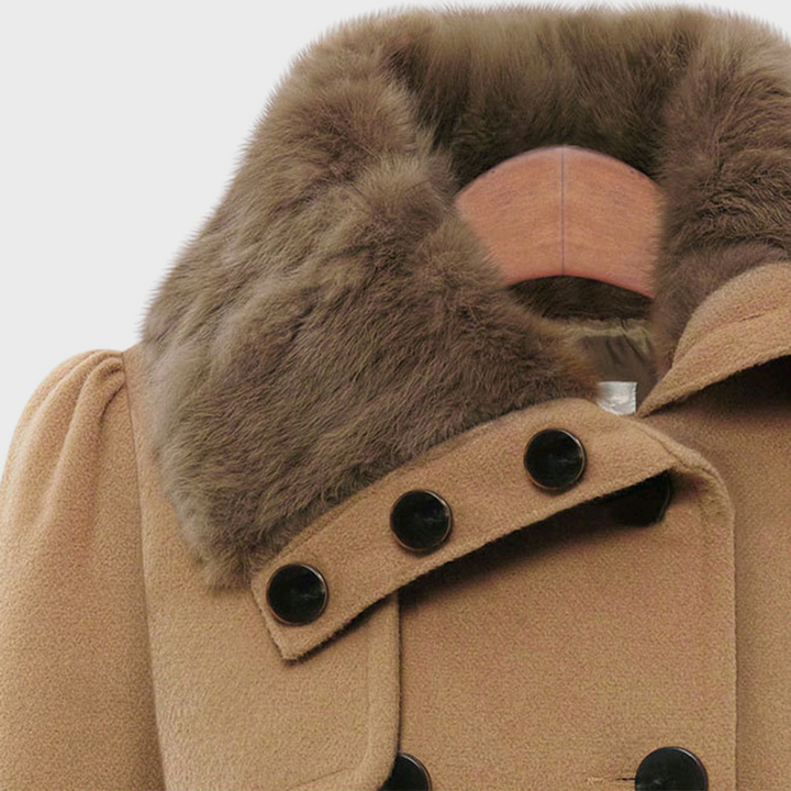 Trendy Ladies' Jacket - BellaVogue-Khaki-S-The Livary