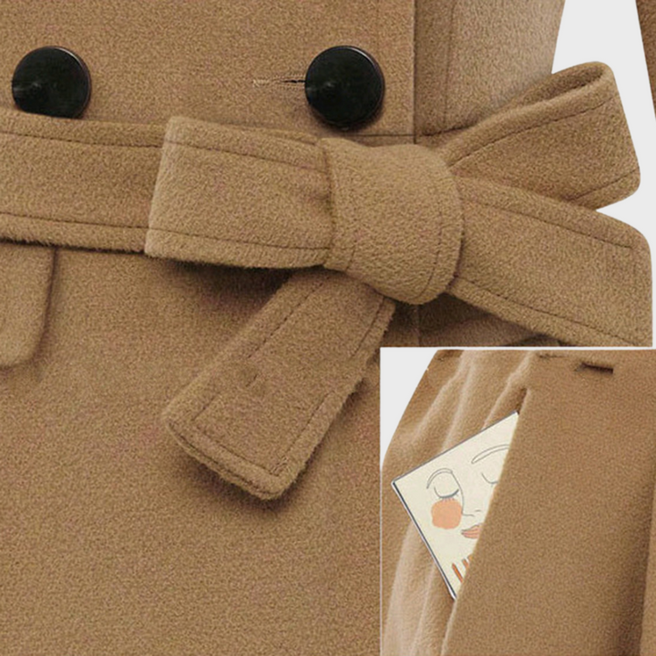 Trendy Ladies' Jacket - BellaVogue-Khaki-S-The Livary