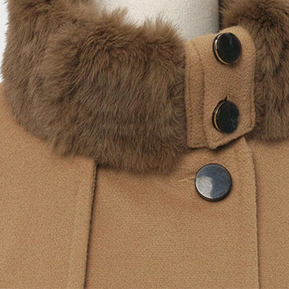 Trendy Ladies' Jacket - BellaVogue-Khaki-S-The Livary