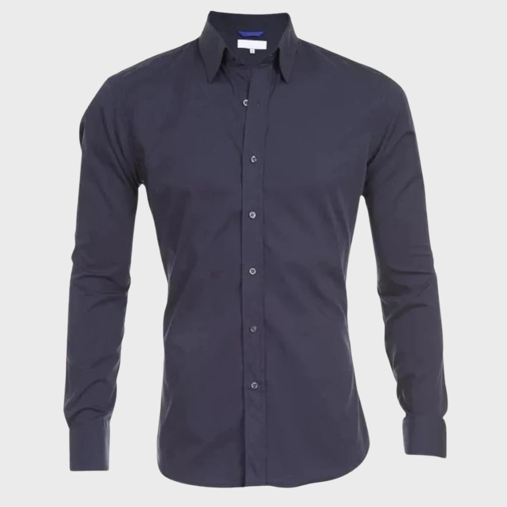 Wrinkle-free Shirt for Men - Milan-Black-XS-The Livary