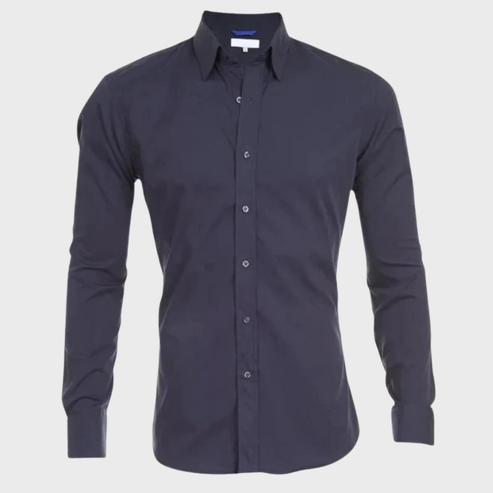 Wrinkle-free Shirt for Men - Milan-Black-XS-The Livary