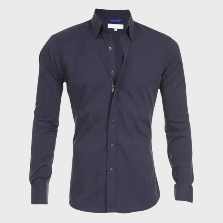 Wrinkle-free Shirt for Men - Milan-Black-XS-The Livary