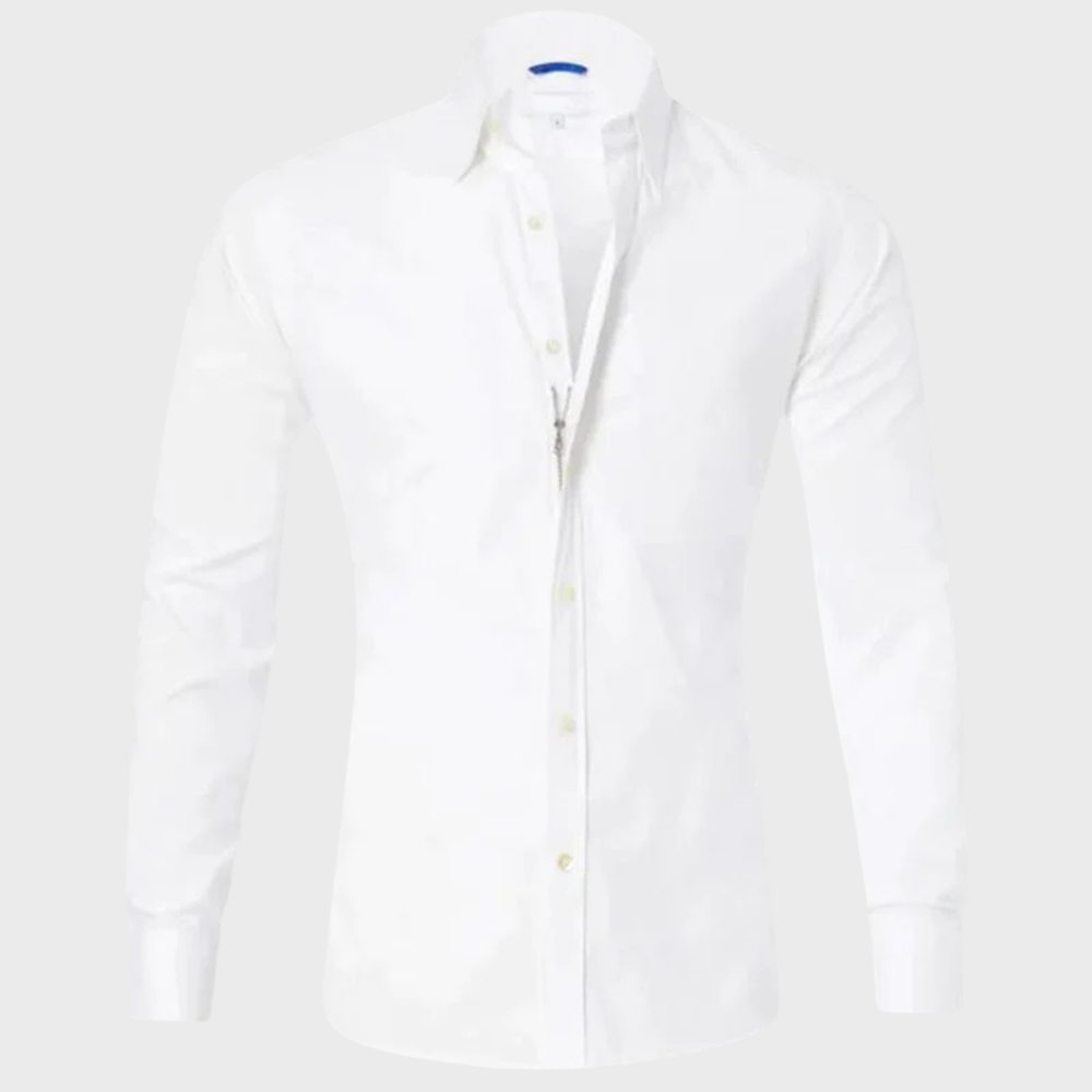 Wrinkle-free Shirt for Men - Milan-Black-XS-The Livary
